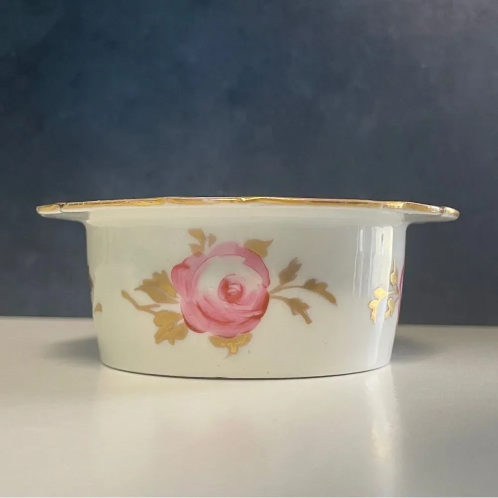 Vintage Limoges Cabbage Rose Custard Dish – Cowell & Hubbard Co.
